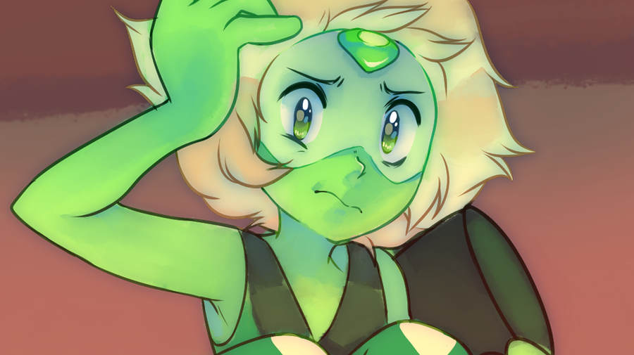 peridot from the recent episode, she so smol