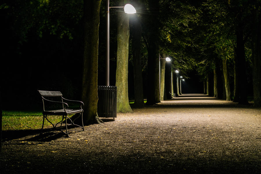 path at night park by martineriksen d5as99p