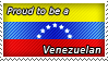 Proud to be a venezuelan stamp by Eligor