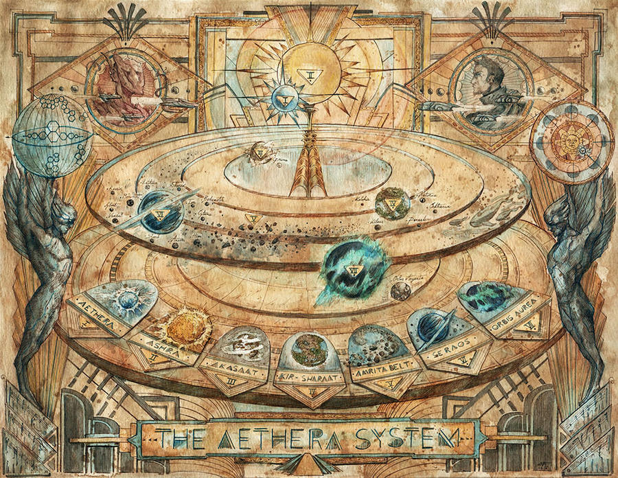 Aethera RPG Map by FrancescaBaerald