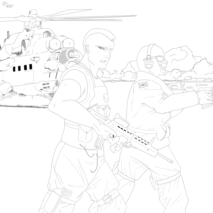 call of duty mw3 soap coloring pages - photo #10