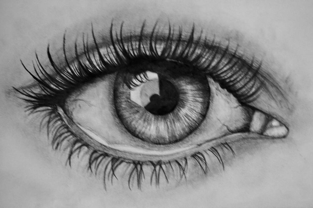 Download Eye Drawing by LeaKirkegaard on DeviantArt
