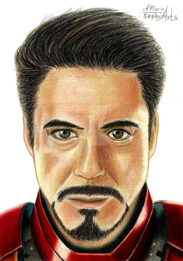 Tony Stark ~ Robert Downey Jr. by sephilein on DeviantArt