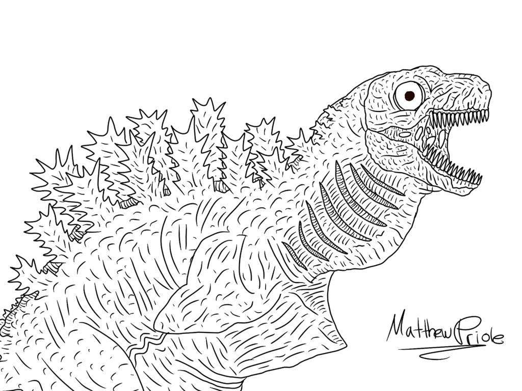 The Blood-Spewing Eel-Godzilla-Fetus by Mattoosaurus on DeviantArt
