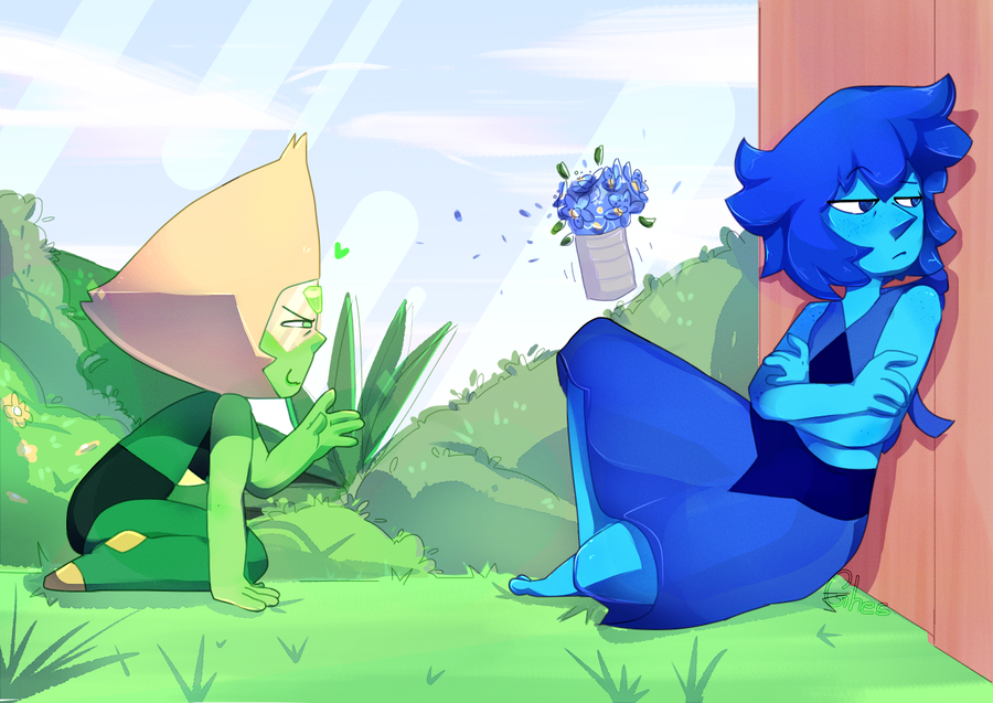 Lapis and peridot are love.. pls protect thEM