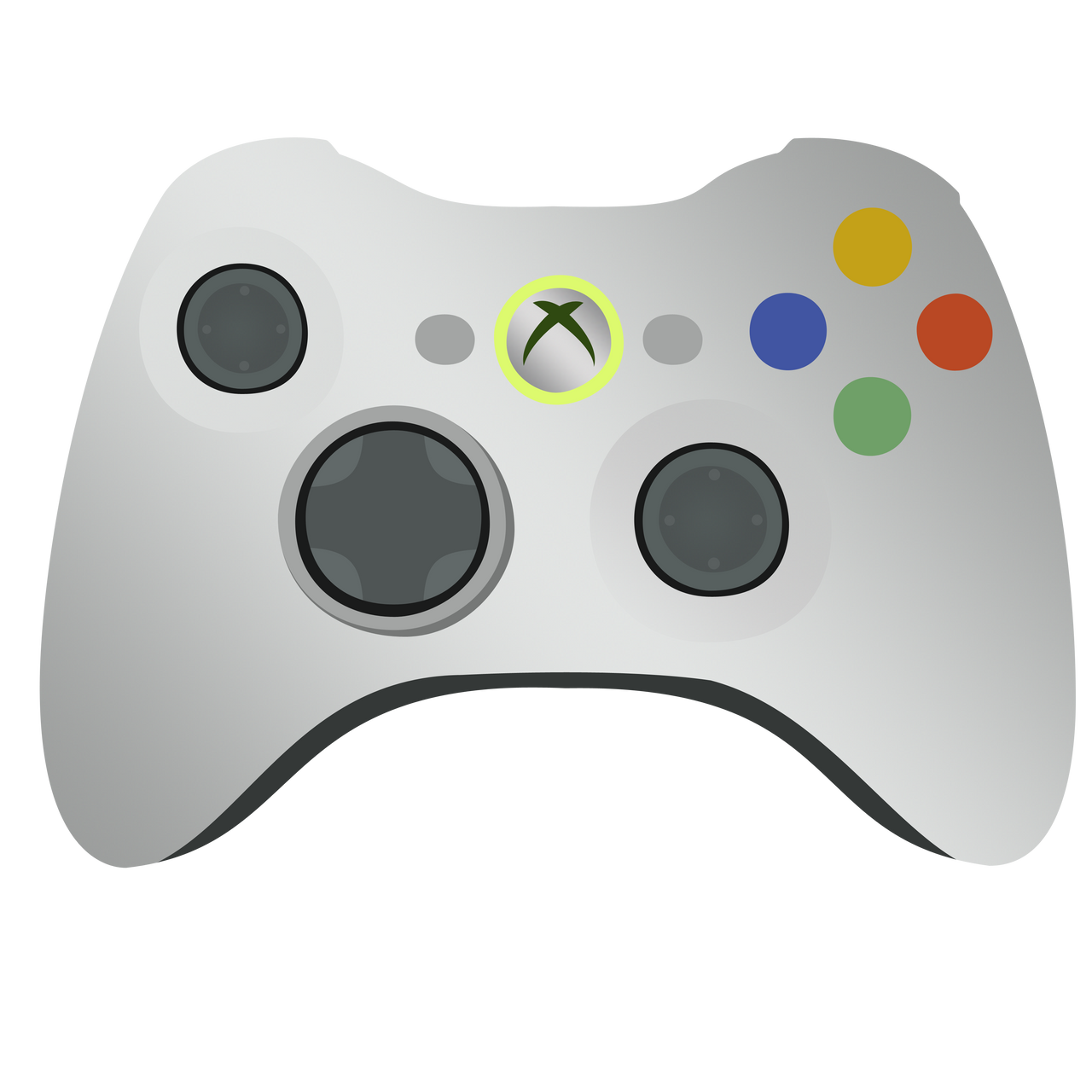 Xbox 360 Controller Vector by ikillyou121 on DeviantArt