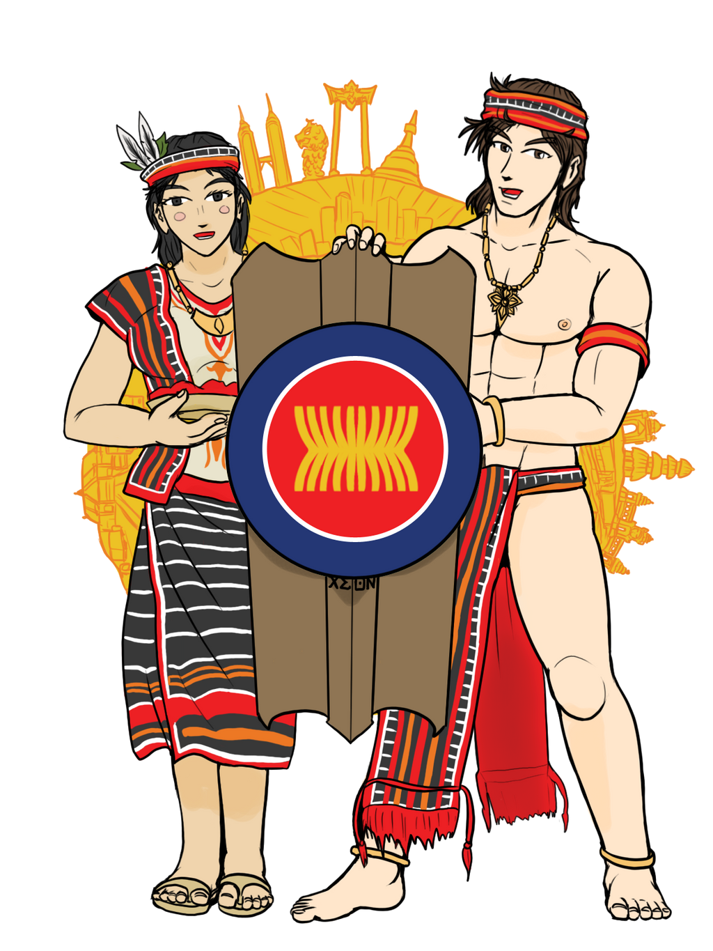 The ASEAN celebration - Pinoy tribe by VachalenXEON on DeviantArt
