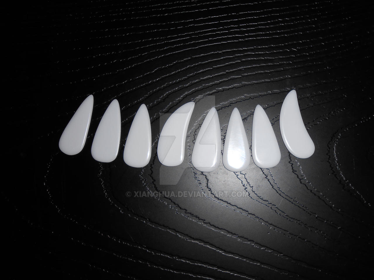 Polystyrene Guzheng Nails with rounded edges by Xianghua on DeviantArt