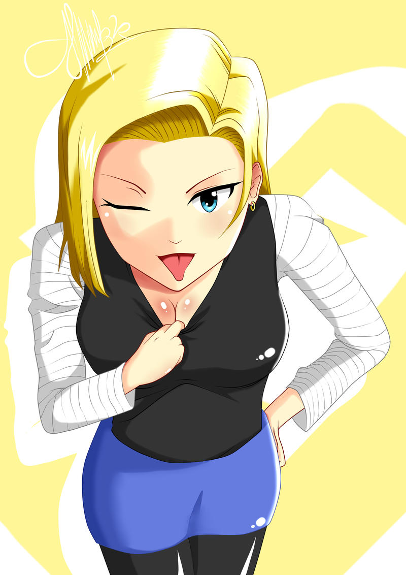 wanna_see_it____android_18_by_athrand-d9