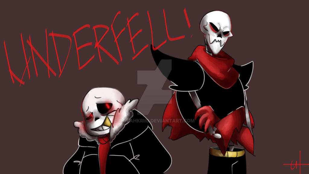 UNDERFELL! Sans and Papyrus by DovahKriid on DeviantArt