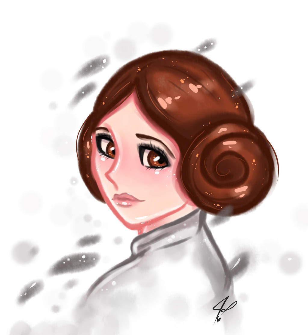 Star Wars Princess Leia May the Force be with you by JamilSC11 on ...