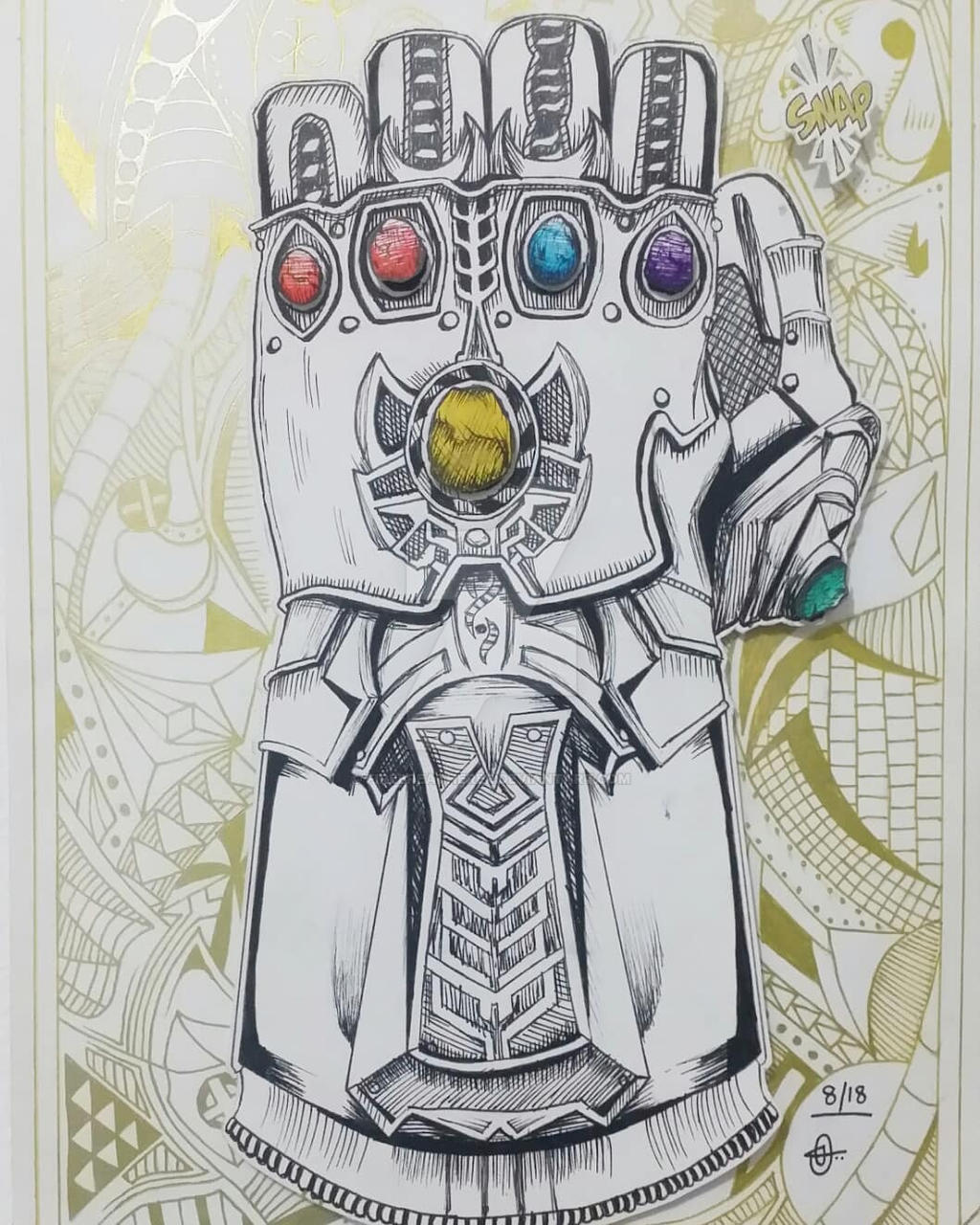 Infinity Gauntlet Abstract by FIREBREATHERER on DeviantArt