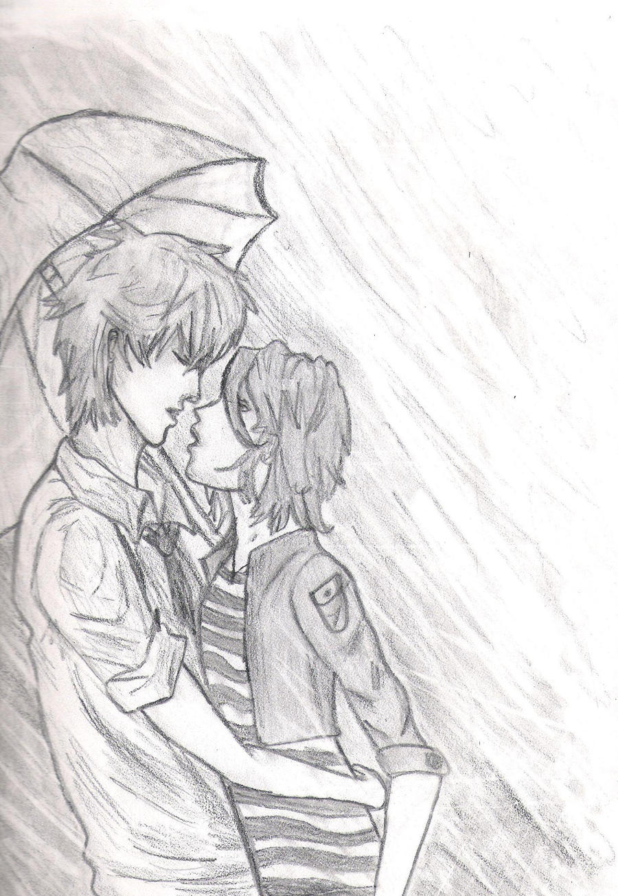 A Kiss in the Rain by Covergirl94 on DeviantArt
