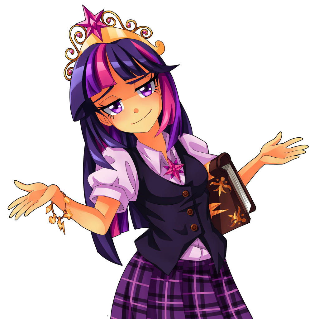 Twilight Sparkle of My Little Pony: Friendship is Magic as a human