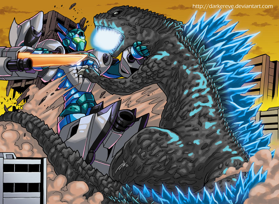 Godzilla vs Fenris by DR-Studios on DeviantArt