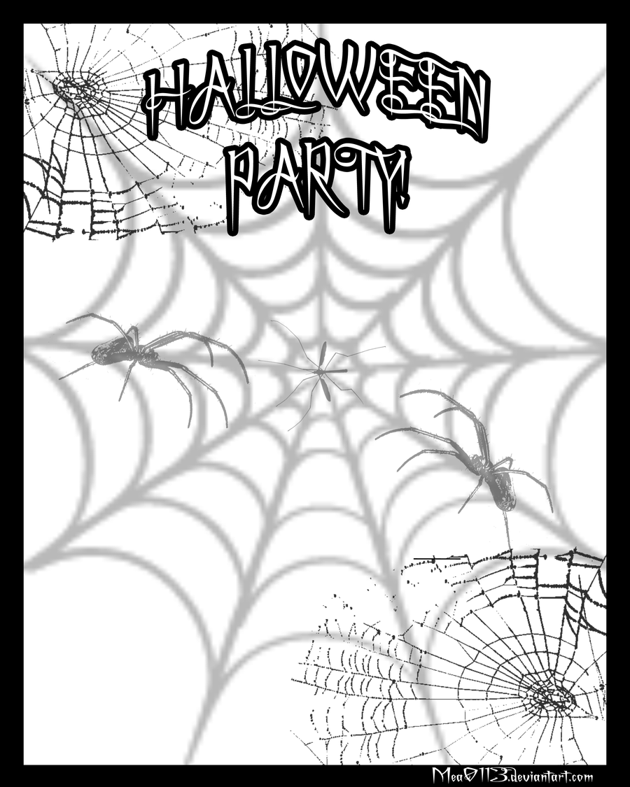 Blank Free Printable Halloween Party Invitations