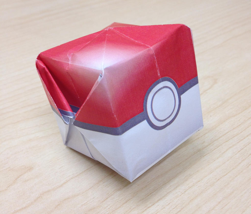 Pokemon Waterbomb Pokeball Origami template by jimbox31 on DeviantArt1024 x 873