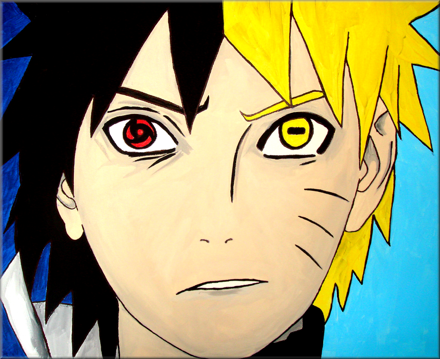 Naruto Sasuke Yin and Yang by iareawesomeness on DeviantArt