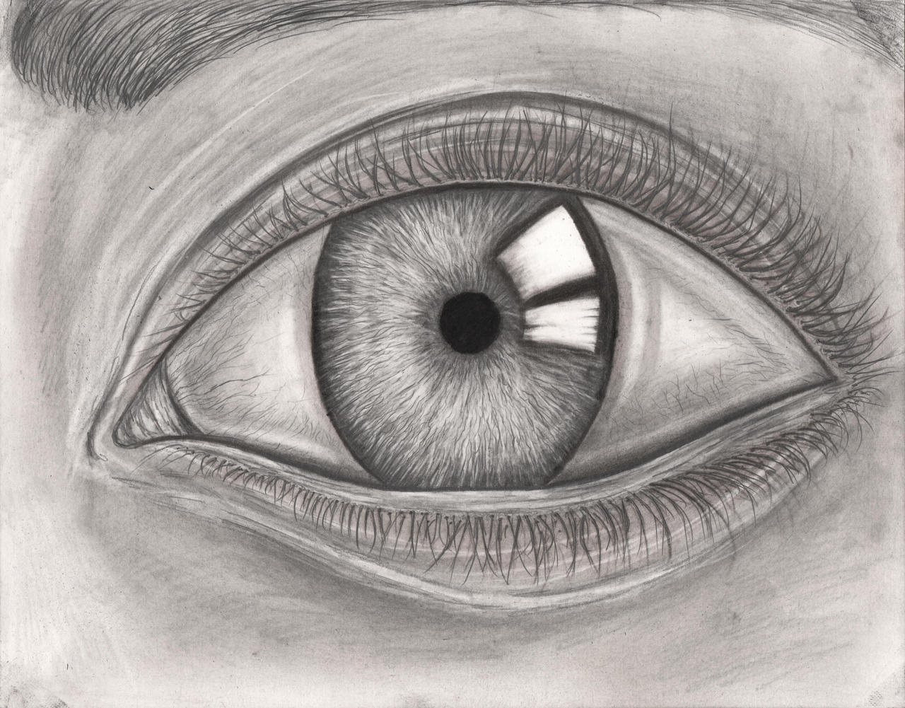 Graphite pencil eye drawing by PenTacularArtist on DeviantArt