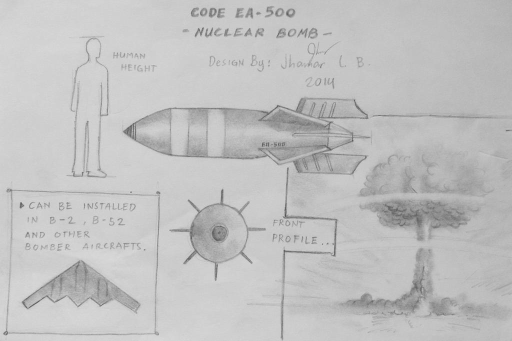 EA-500 nuclear bomb by SammfeatBlueheart on DeviantArt