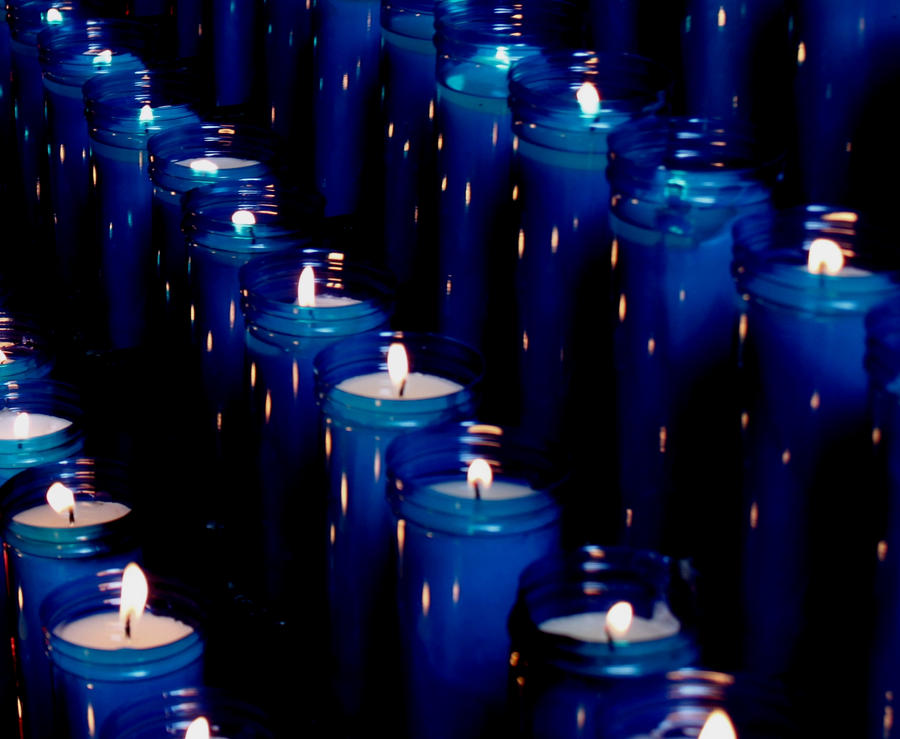 Blue Candles by Marticulated on DeviantArt