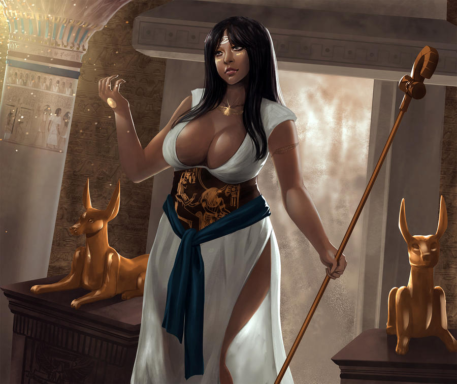 Egyptian Goddess by UlielArt