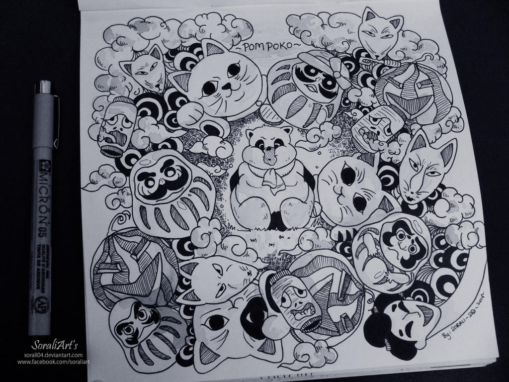 Ghibli Doodle Art Pompoko Doodle 9 By Sorali04 On DeviantArt
