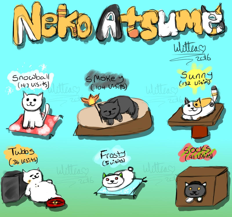 Fan Art Friday #1 - Neko Atsume by WitTea on DeviantArt