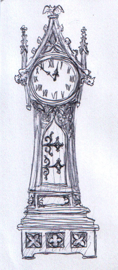 Grimling's Grandfather Clock by dashinvaine on DeviantArt