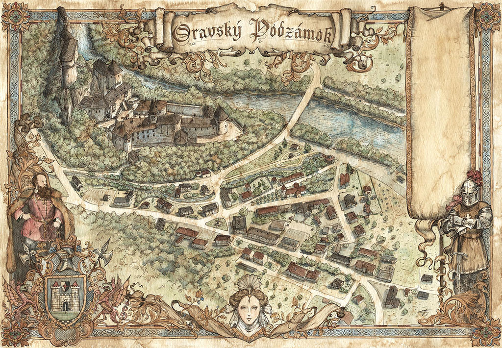 Orvasky Podzamok Map by FrancescaBaerald