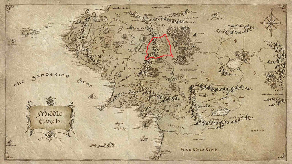 [AKCIA] Hon na Gluma Middle_earth_map_by_2yllin2-dbueyla