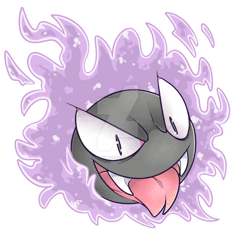 92 - Gastly by RuizaUniverse on DeviantArt