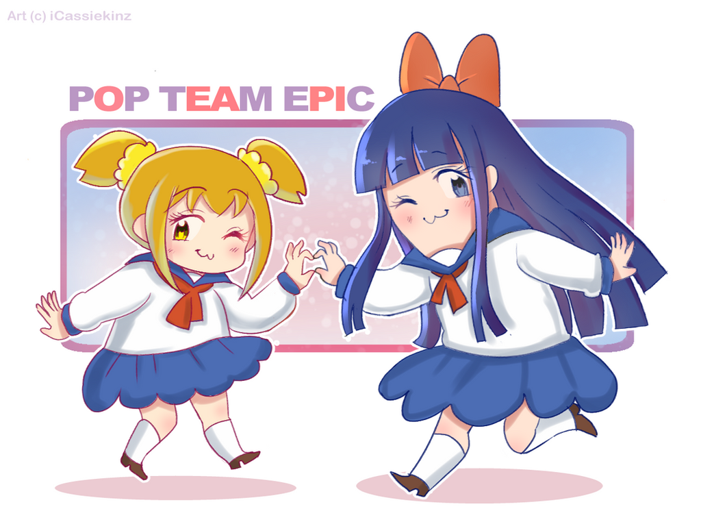 Pop Team Epic by iCassiekinz on DeviantArt