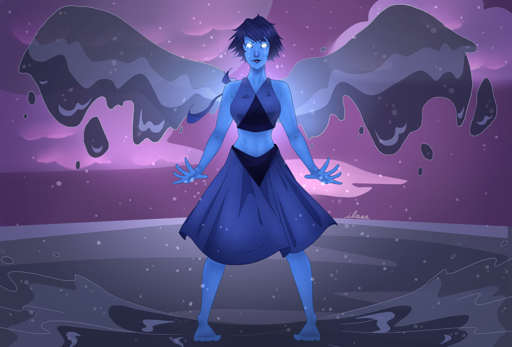 Hello, there ! :>  I'm pretty productive today, so there's a little fanart of Lapis Lazuli of SU ! I hope you like it!! >3> BTW thanks a lot for all your returns on my first deviation !