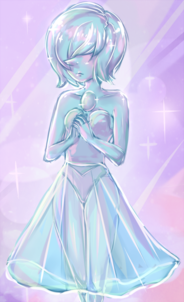 Fan art of Blue Diamond's Pearl from Steven Universe Episode 74 The Answer More Steven Universe fan art! v Blue Pearl Petals // Just a Comet --- You can watch me speed paint this here:&nb...