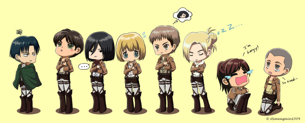 Attack on Titan: Standing in a Line by itsmeagain1004 on ...