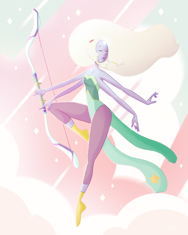 Please do not repost, reblog it on tumblr here Also available on Society6 Opal, the graceful beauty Love her. Hope you like it!
