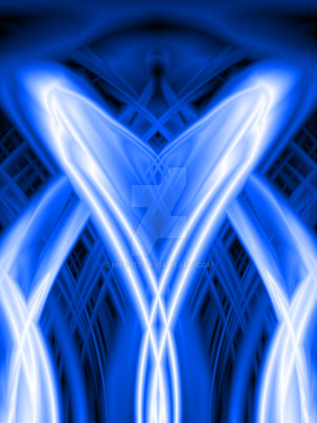 Blue Abstract art by NBC-117 on DeviantArt
