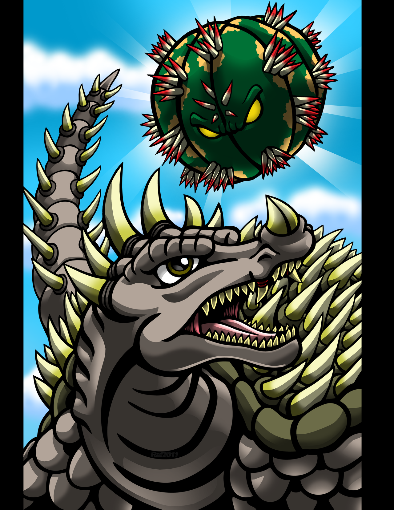 Godzilla vs Anguirus (gmod) by Murlocoverlord on DeviantArt