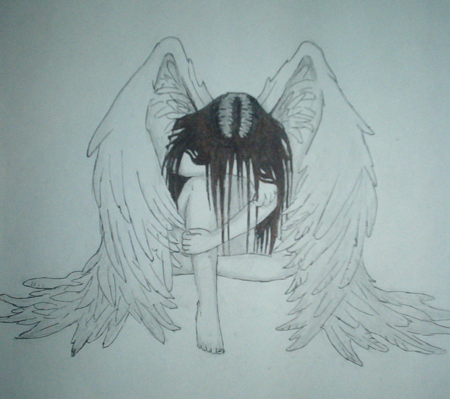 Sad Angel by Aequili on DeviantArt