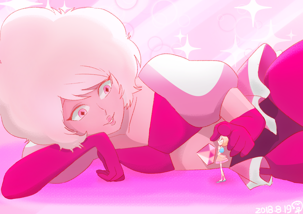 If Pink diamond are this size and Pearl, I think they are very cute