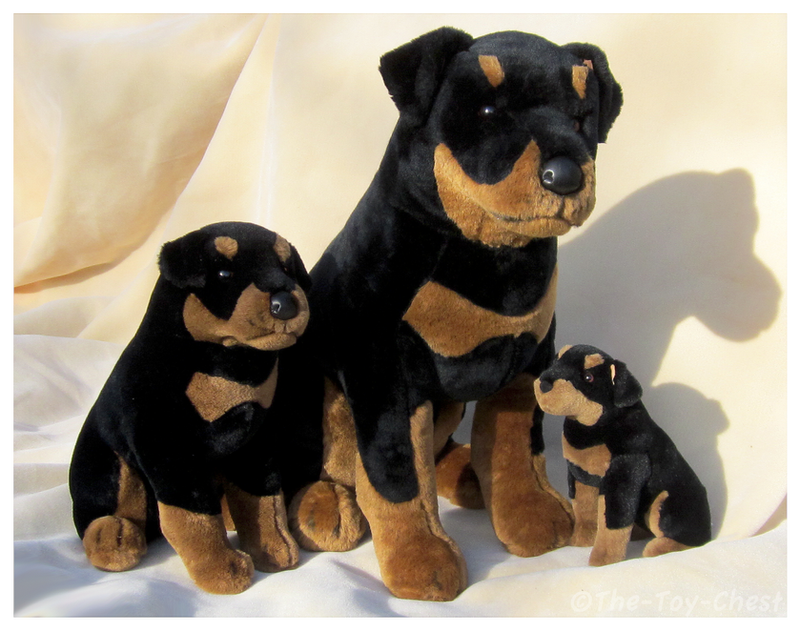 Douglas Cuddle Toys 1990s Rottweiler Trio by TheToy