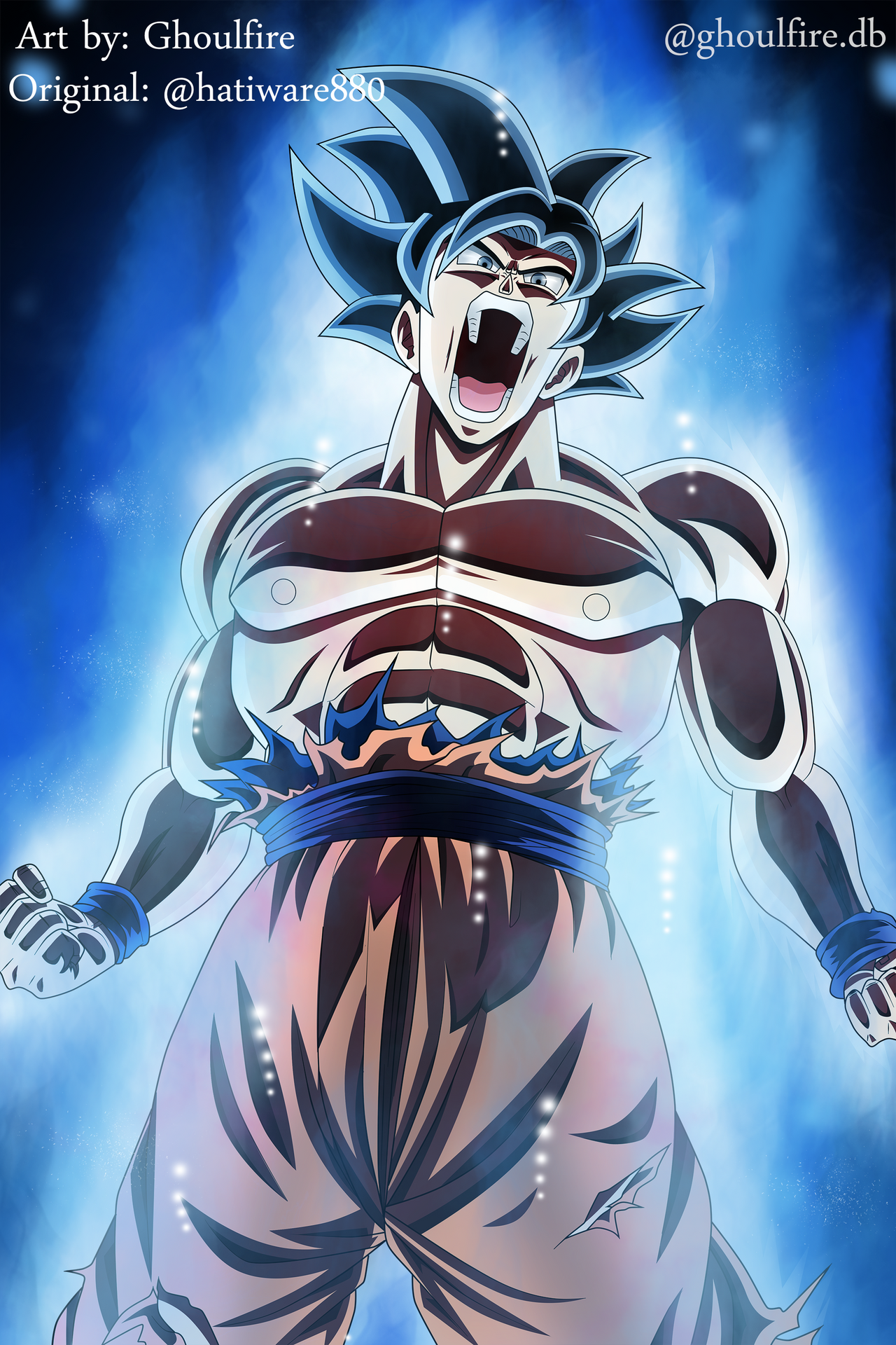 Ultra Instinct Goku By Ghoulfire On Deviantart