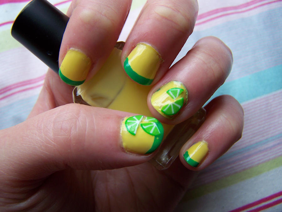 Lime Nails by natsnails on DeviantArt