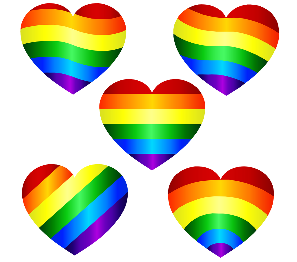 Rainbow Hearts Vector 1 by Anisa-Mazaki on DeviantArt