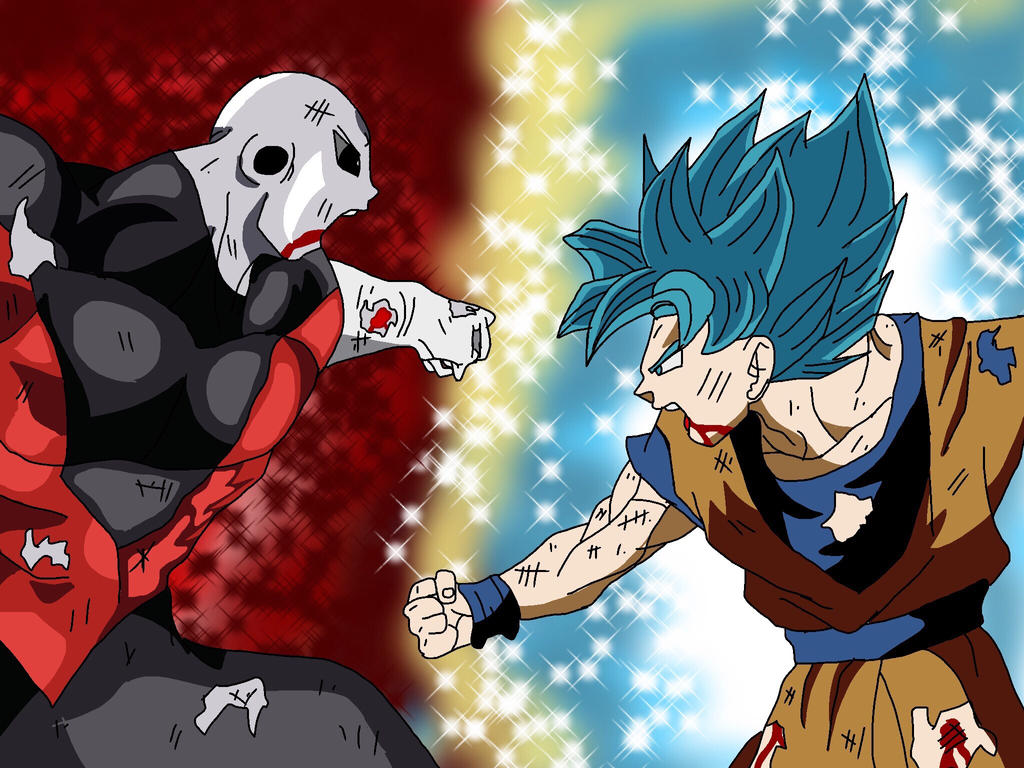 Goku vs Jiren by JamarickDraw on DeviantArt