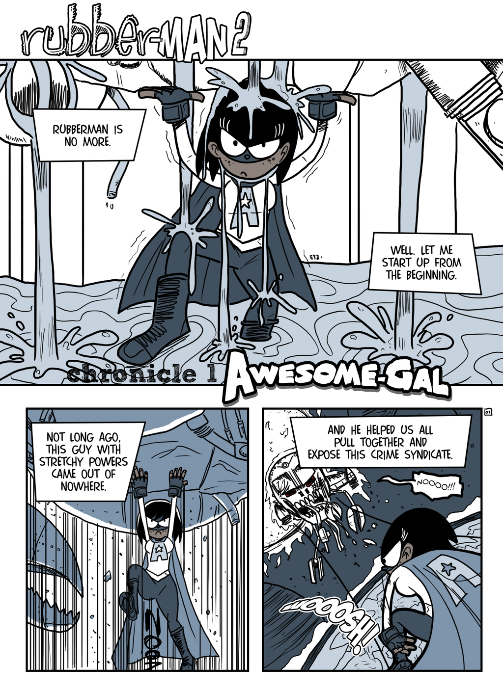 COMIX RubberMan Page 01 by theEyZmaster on DeviantArt