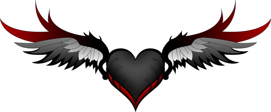 Heart with wings by lawl-is-dead on DeviantArt