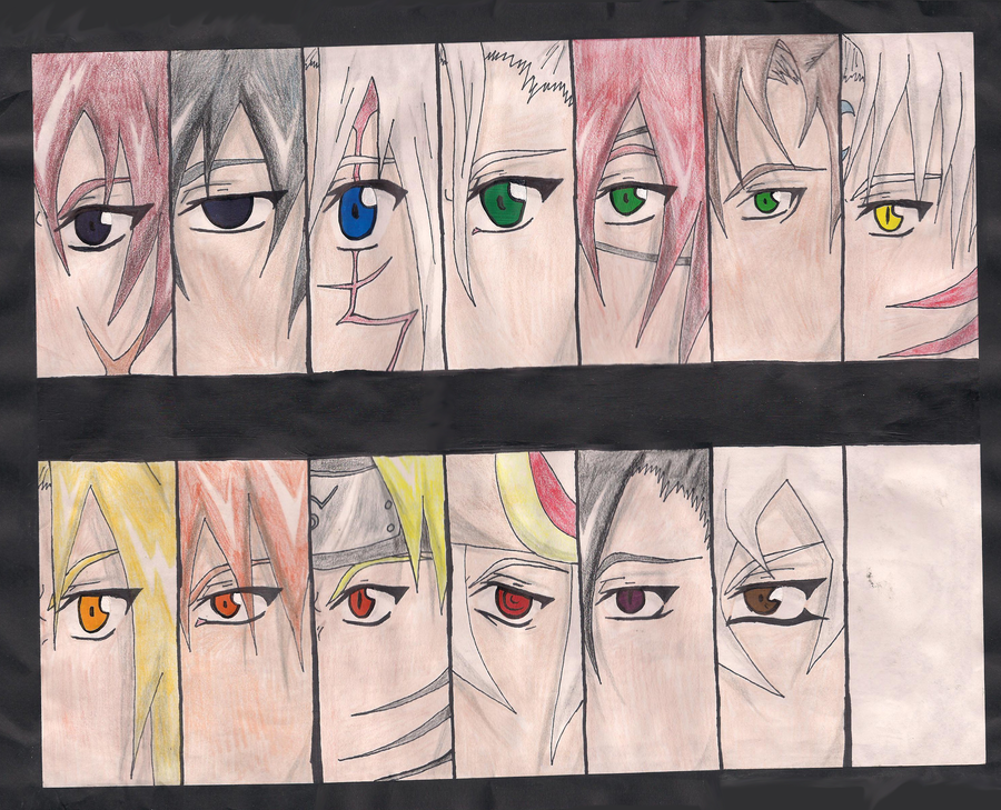 Color Wheel - Anime Eyes by ColosseumHeroine on DeviantArt