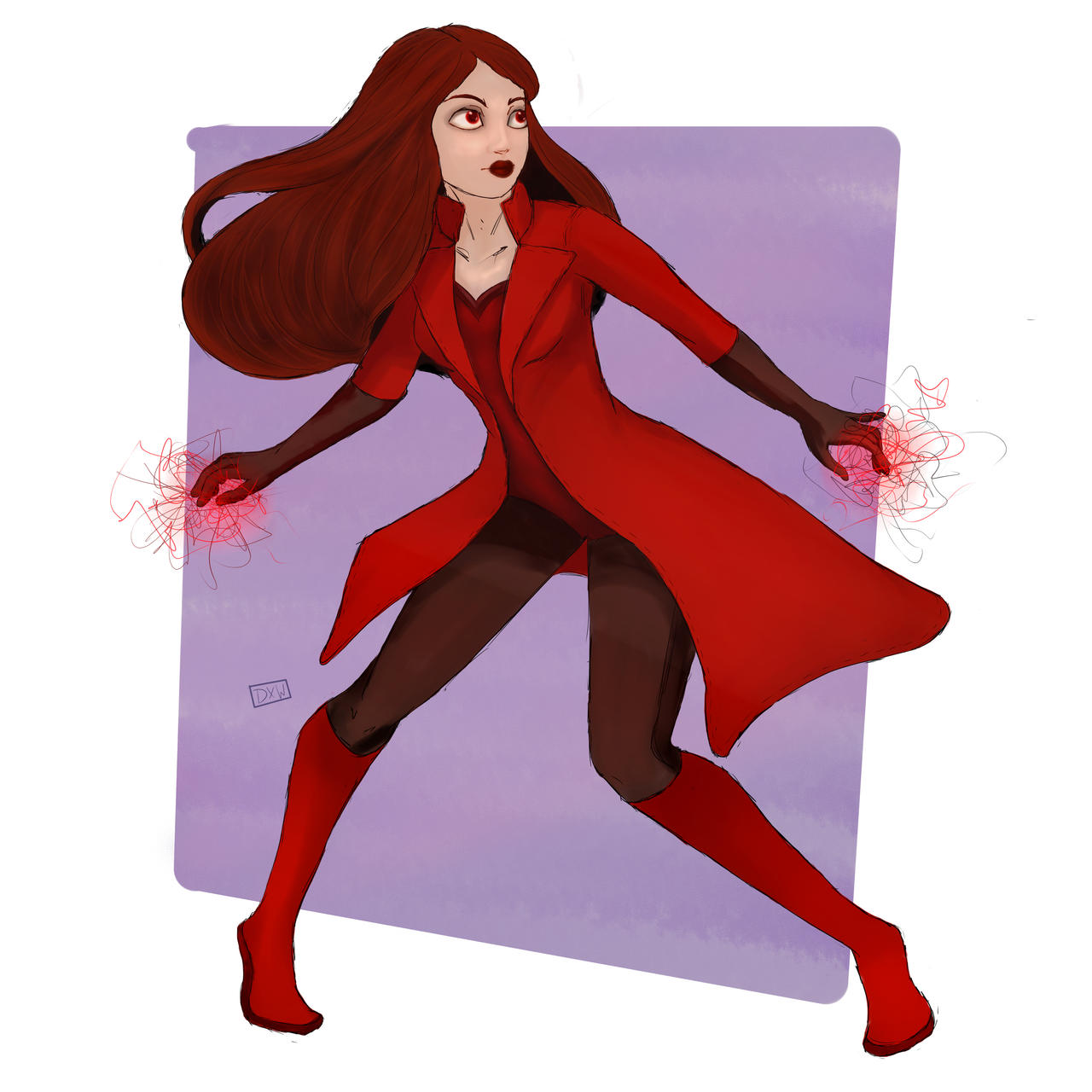 Scarlet Witch by direwxlfs on DeviantArt